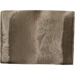 Dolce & Gabbana Beige Velvet Floral Leather Men Document Briefcase Clutch