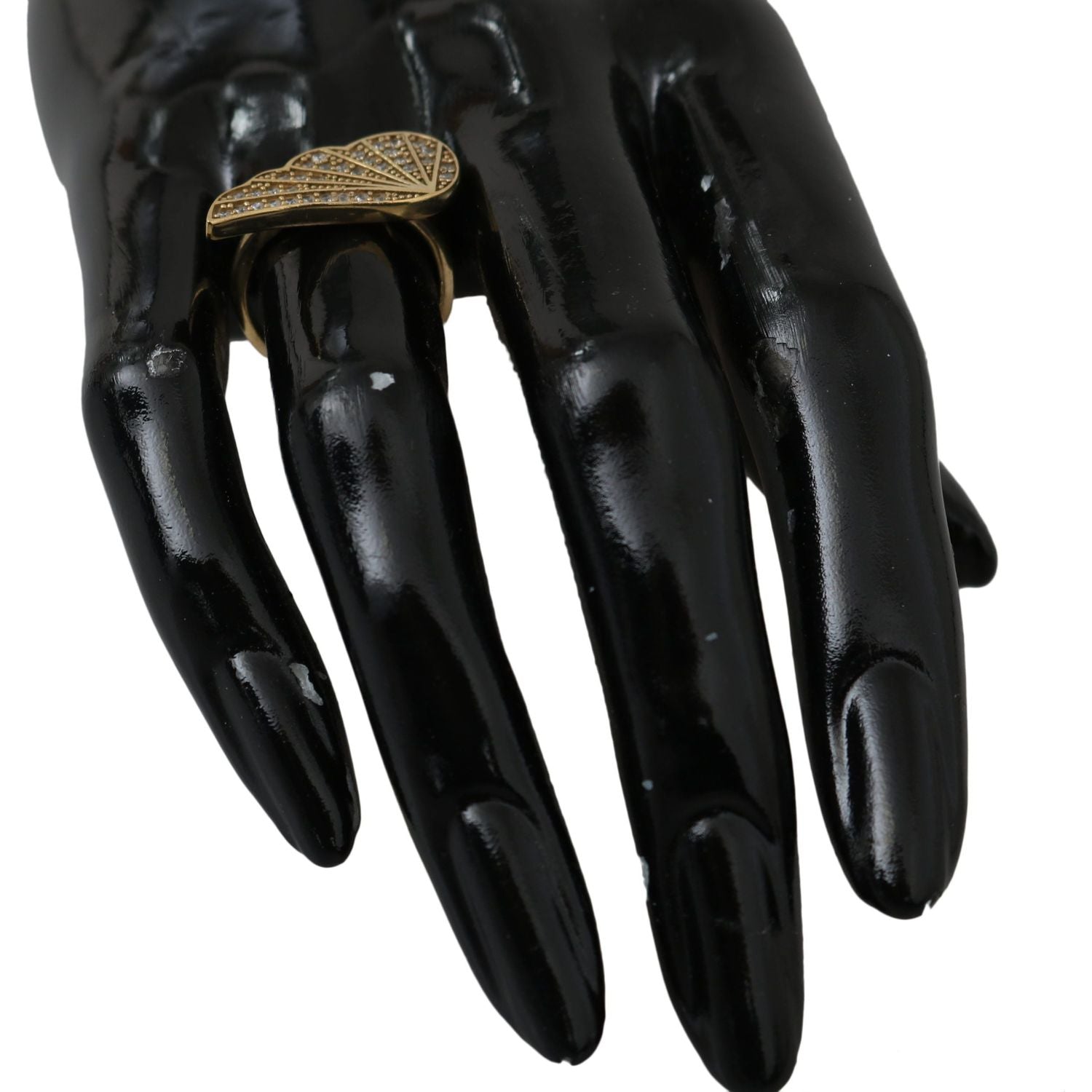 Nialaya Gold Wing Clear CZ 925 Silver Authentic Women