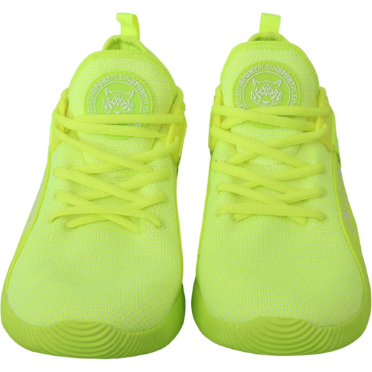 Philipp Plein Stylish Light Green Casual Sneakers MAN SNEAKERS Philipp Plein Dark Khaki