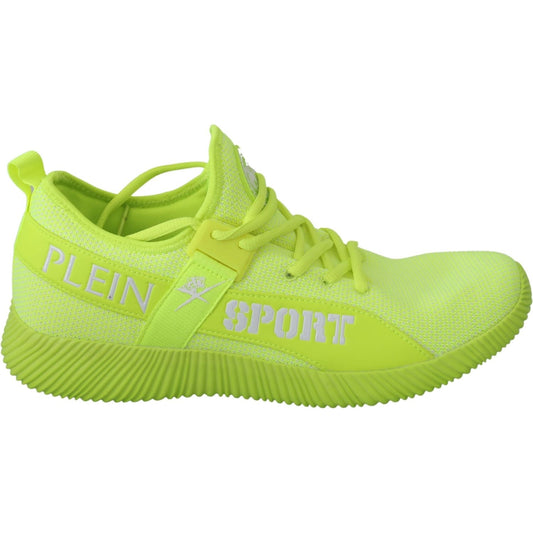 Philipp Plein Stylish Light Green Casual Sneakers MAN SNEAKERS Philipp Plein Yellow Green