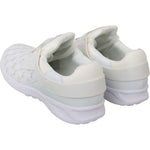 Philipp Plein White Polyester Casual Sneakers Shoes WOMAN SNEAKERS