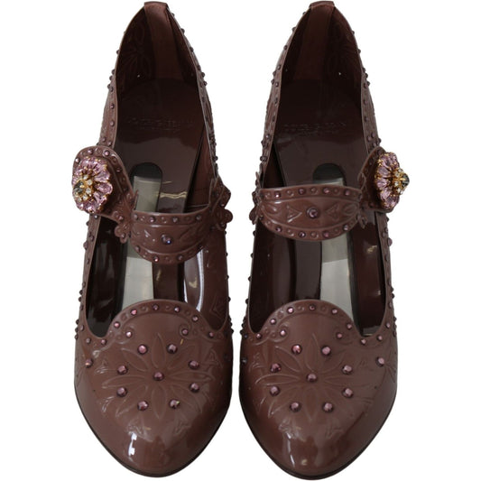 Dolce & Gabbana Enchanting Crystal Cinderella Pumps Dolce & Gabbana Dark Slate Gray