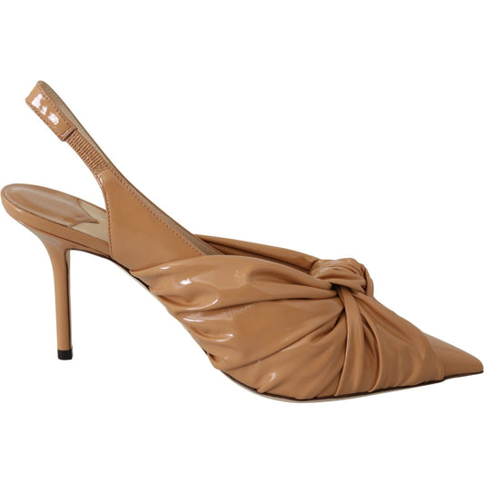 Jimmy Choo Elegant Pointed Toe Leather Pumps Shoes Jimmy Choo Sienna