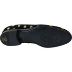 Dolce & Gabbana Blue Velvet Crown Slippers Loafers Shoes MV3485-39
