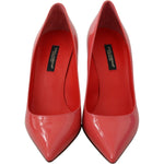 Dolce & Gabbana Dark Pink Patent Leather Heels Pumps