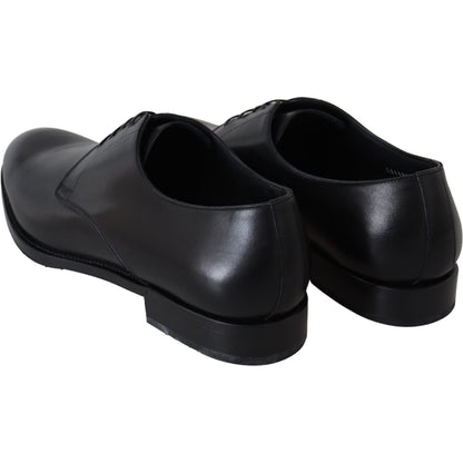 Dolce & Gabbana Black Leather SARTORIA Hand Made Shoes
