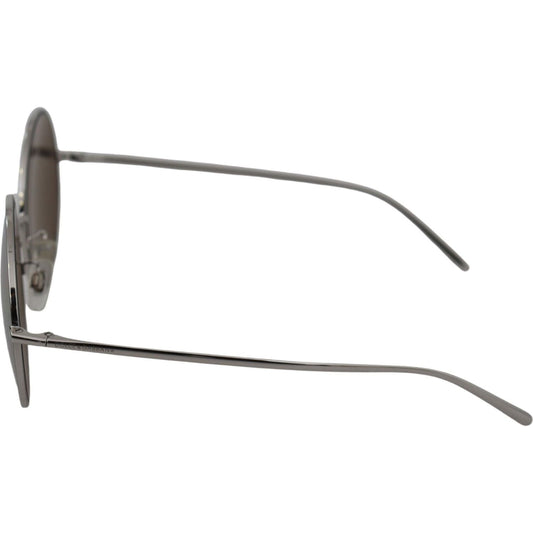 Dolce & Gabbana Chic Silver Grey Lens Sunglasses for Women Dolce & Gabbana Dim Gray