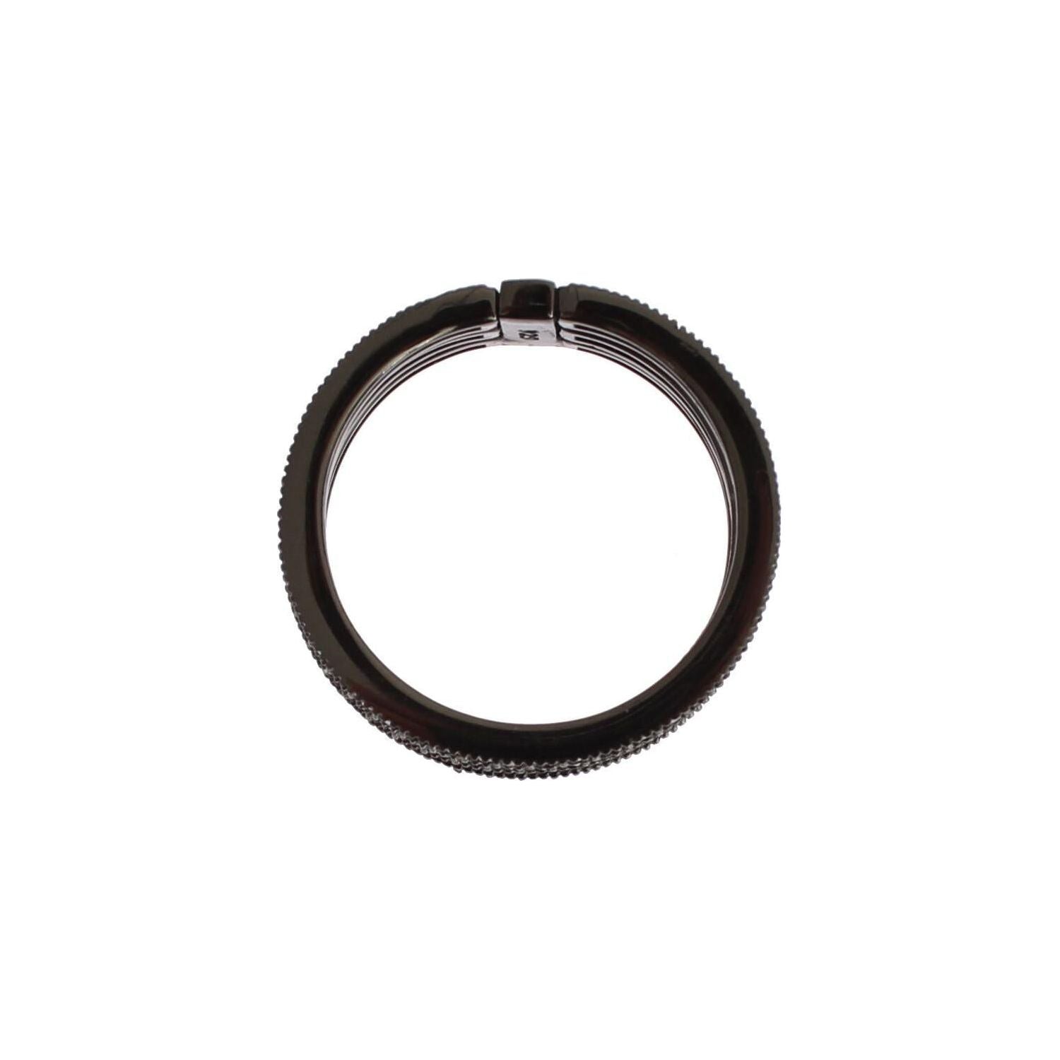 Nialaya Black CZ 925 Sterling Silver Womens