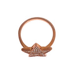 Nialaya Womens Clear CZ Star 925 Silver Ring Ring
