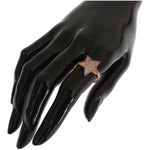 Nialaya Womens Clear CZ Star 925 Silver Ring Ring