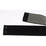 Dolce & Gabbana Black Silk Clear Crystal Bow Waist Belt WOMAN BELTS