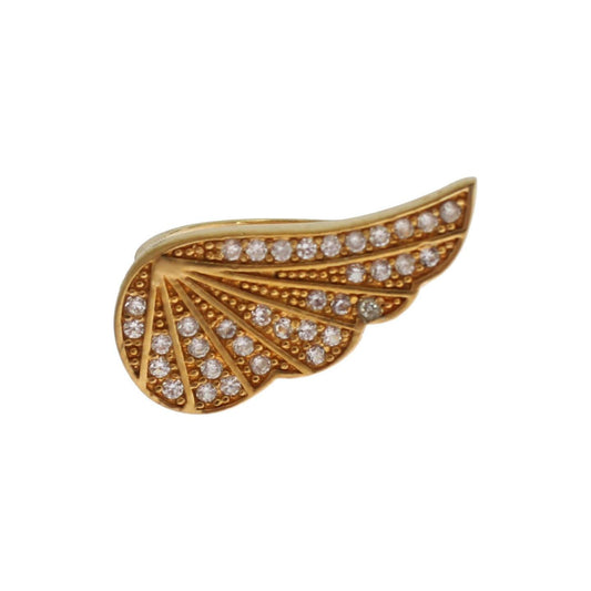 Nialaya Glamorous Gold Plated Crystal Ring Ring Nialaya Sienna