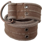 Dolce & Gabbana Beige Leather Logo Belt Sling Cintura Buckle Belt Belt