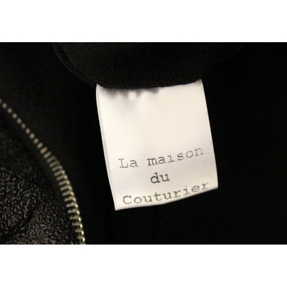La Maison du Couturier Black Leather Jumpsuit