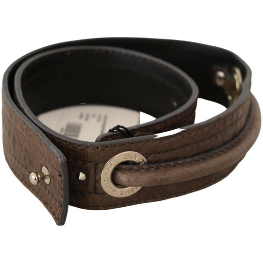 Costume National Elegant Brown Leather Fashion Belt Costume National Dark Slate Gray