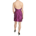 Ermanno Scervino Pink Halter Backless Midi Plain Dress WOMAN DRESSES