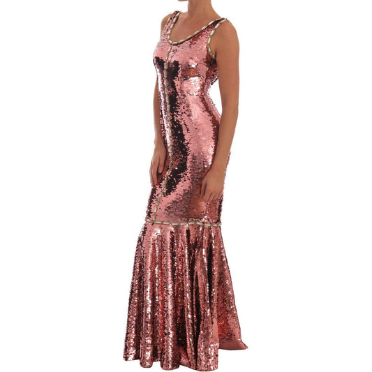 Dolce & Gabbana Enchanted Sicily Fairy Tale Sequined Gown Dolce & Gabbana Sienna