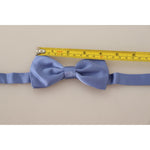 Dolce & Gabbana Purple 100% Silk Adjustable Neck Papillon Bow Tie Necktie