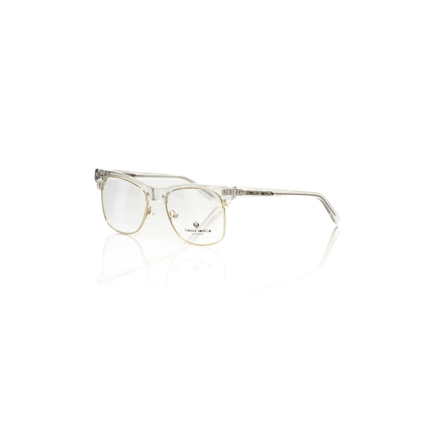 Frankie Morello Gold Metallic Fiber Men Frame