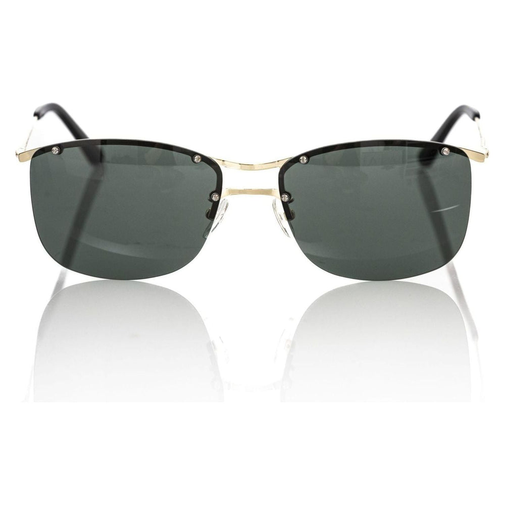 Frankie Morello Black Metallic Sunglass for Men