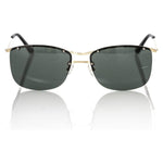 Frankie Morello Black Metallic Sunglass for Men