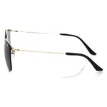 Frankie Morello Black Metallic Sunglass for Men