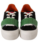 GCDS Multicolor Suede Low Top Lace Up Women Sneakers Shoes
