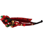 Dolce & Gabbana Red Tiara Berry Fruit Crystal Bow Hair Diadem Headband
