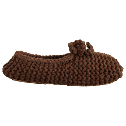 Dolce & Gabbana Elegant Wool Knit Ballerina Flats Dolce & Gabbana Dark Slate Gray