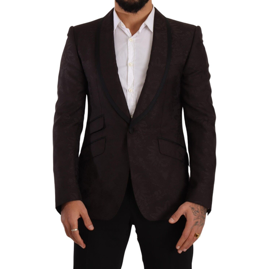 Dolce & Gabbana Sicilian Elegance Single-Breasted Blazer Dolce & Gabbana Black