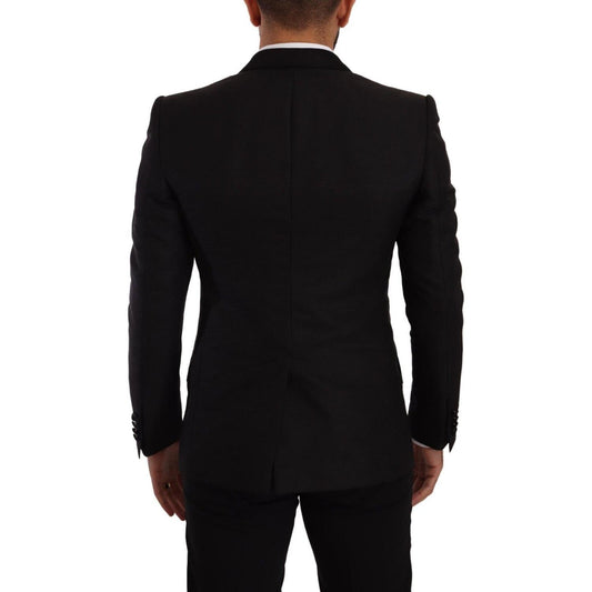 Dolce & Gabbana Black Slim Fit 2 Piece SICILIA Blazer JKT3038 - 48