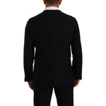 Dolce & Gabbana Gray Alpaca Button Down Men Coat Jacket
