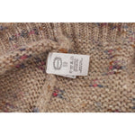 PINK MEMORIES Beige Wool Blend Knitted Oversize Sweater