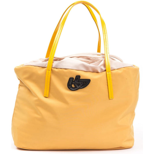 BYBLOS Yellow Polyester Women Handbag BYBLOS Sandy Brown