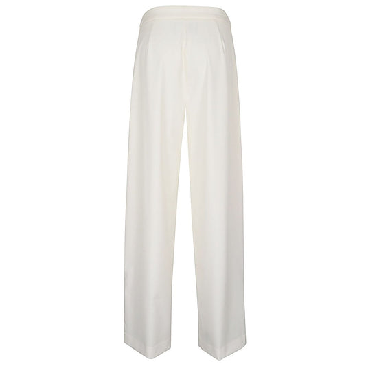 Erika Cavallini Semi-Couture Trousers White Trousers