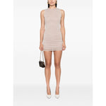 Saint Laurent Short Dress With Ruffles Dresses