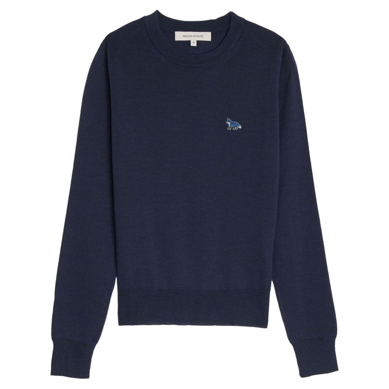 Maison Kitsuné MAISON KITSUNE' Sweaters Blue Topwear