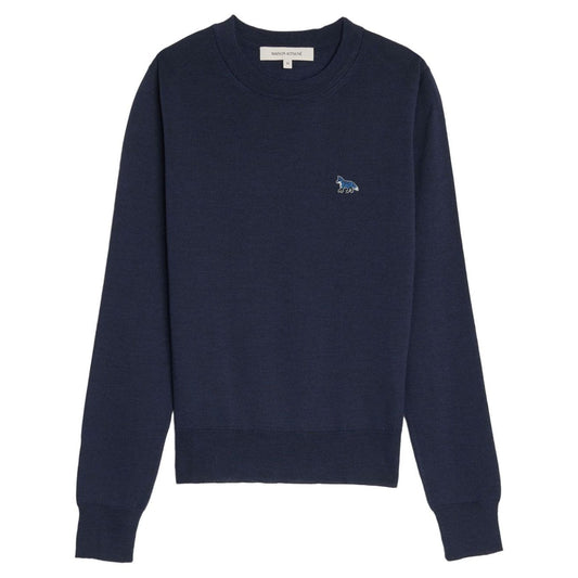 Maison Kitsuné MAISON KITSUNE' Sweaters Blue Topwear