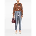 Forte Forte mix-print semi-sheer shirt Shirts