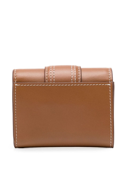 JACQUEMUS Wallets Leather Brown Wallets JACQUEMUS Sienna