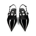Jimmy Choo Didi Flat Patent Leather Low Shoes Flat Shoes