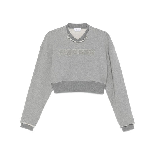 Alexander McQueen Sweaters Grey