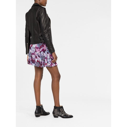 Iro Biker jacket with peak lapels Jackets Iro White Smoke