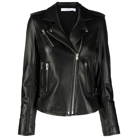 Iro Biker jacket with peak lapels Jackets Iro Black