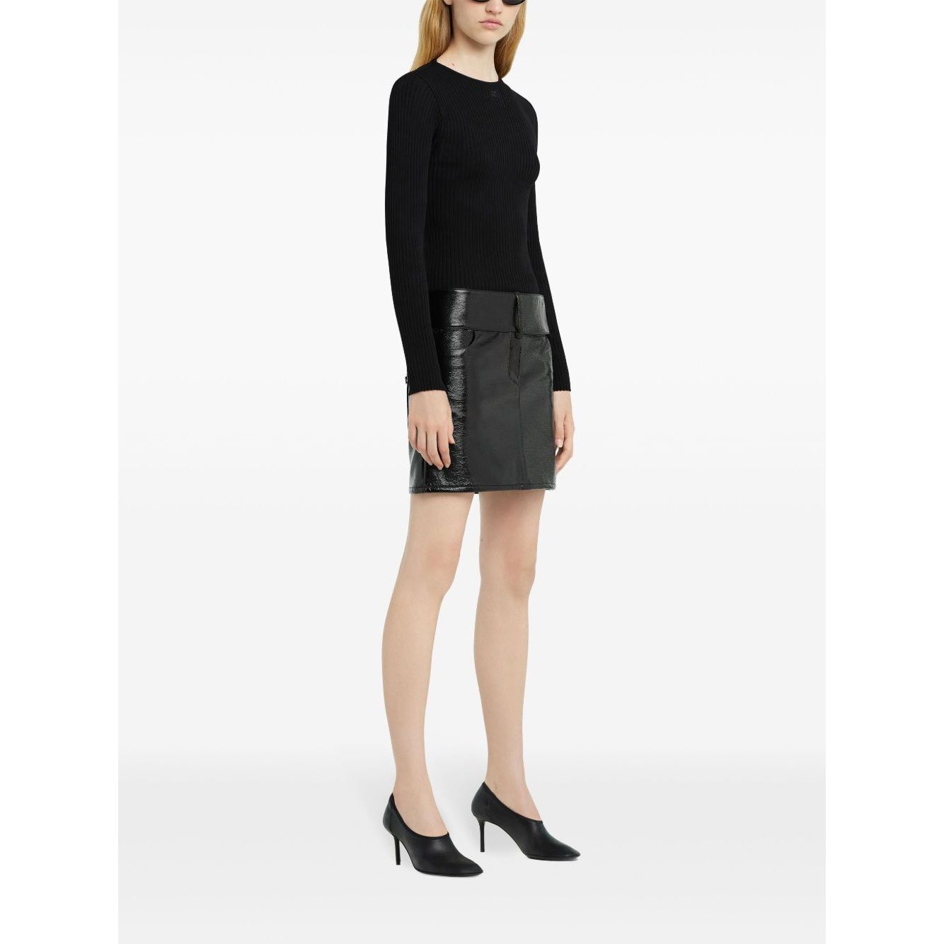 Courreges Pre Courrèges belted mini skirt Skirts