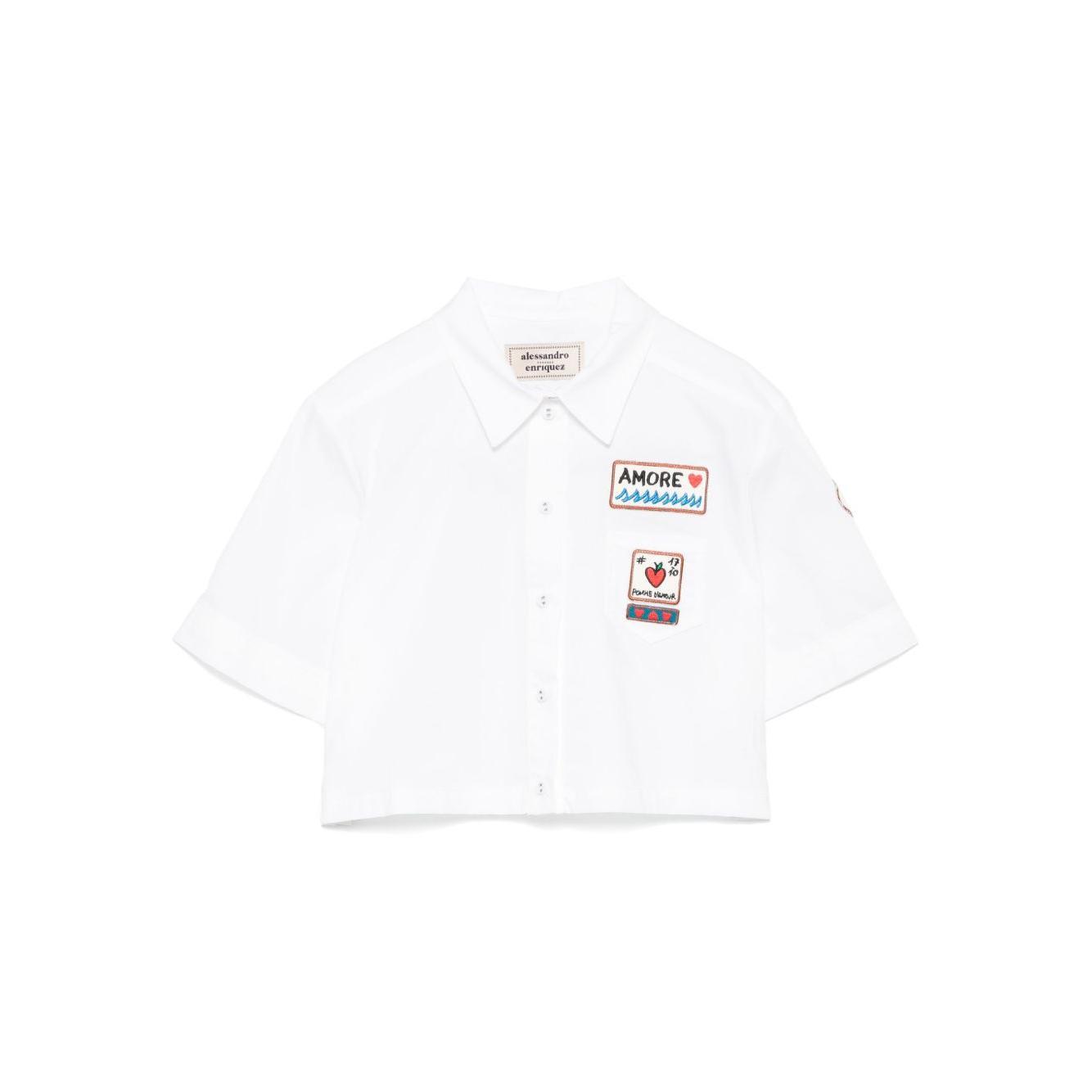 ALESSANDRO ENRIQUEZ Shirts White S35COCOW000-P25