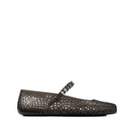 Jimmy Choo The Jelly Ballerina Flats with Crystal Embellishment Flat Shoes