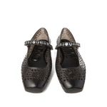 Jimmy Choo The Jelly Ballerina Flats with Crystal Embellishment Flat Shoes