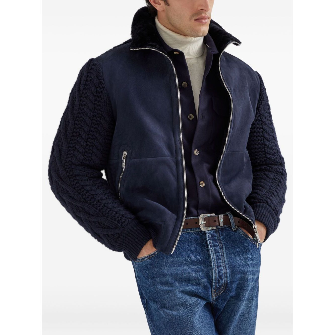 Brunello Cucinelli Shirts Blue Shirts