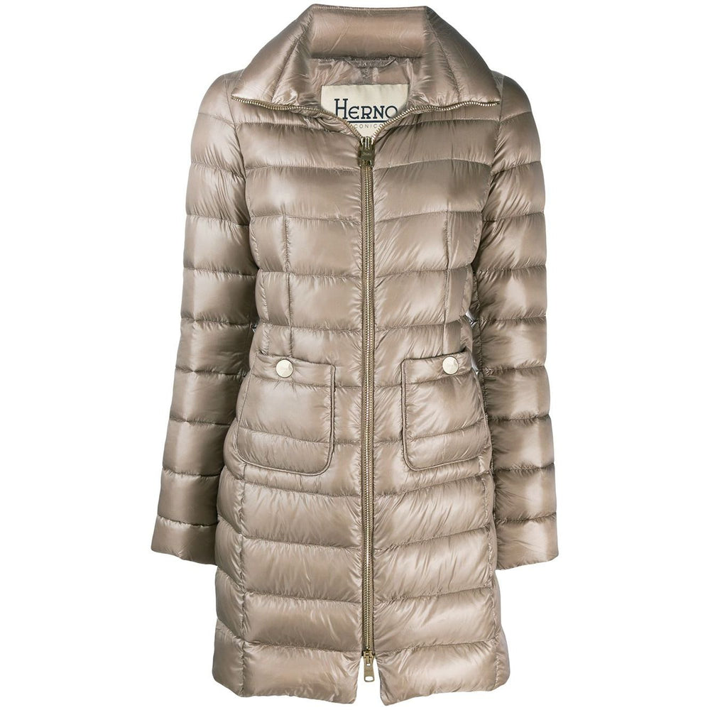 Herno Coats Dove Grey Jackets
